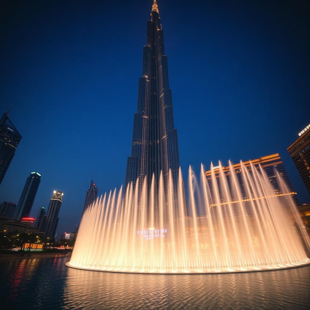 Dubai — Burj Khalifa e Dubai Fountain