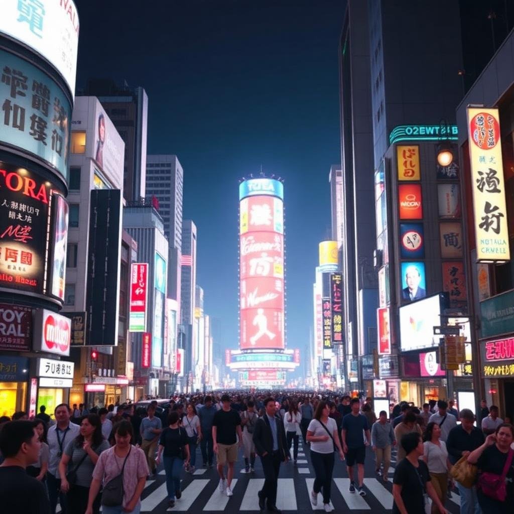 Tóquio — Cruzamento de Shibuya